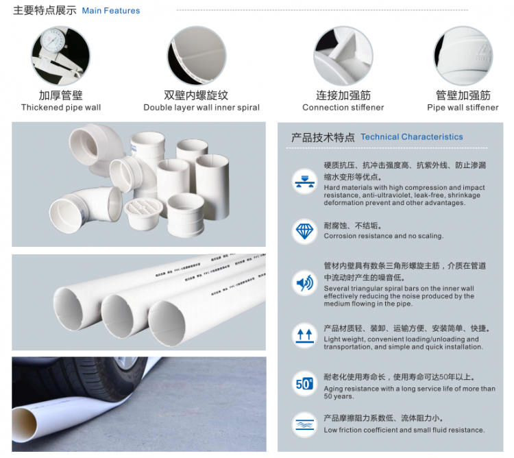 PVC-U排水管材管件